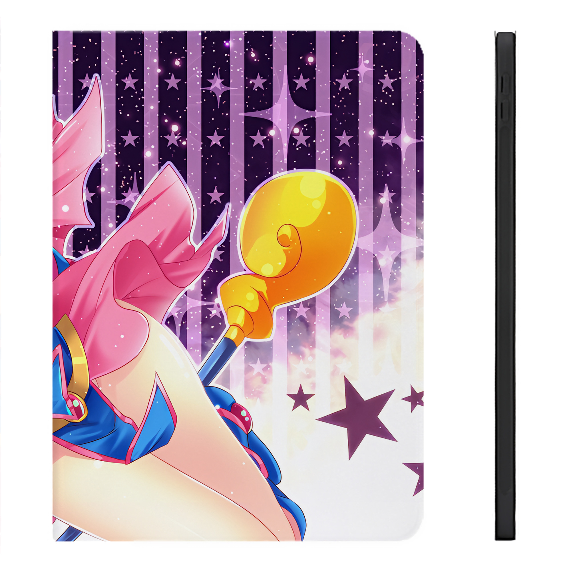 （画像用） 遊☆戯☆王 Yu-Gi-Oh! IPadケース ペンホルダー付き ブックスタイルデザイン